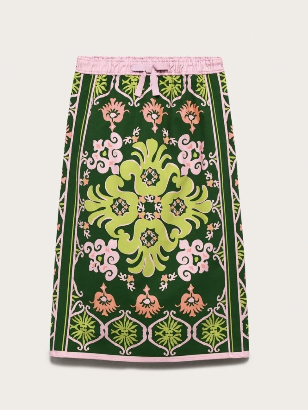 ZARA LIMITED EDITION PRINTED MIDI SKIRT 8002/800/020